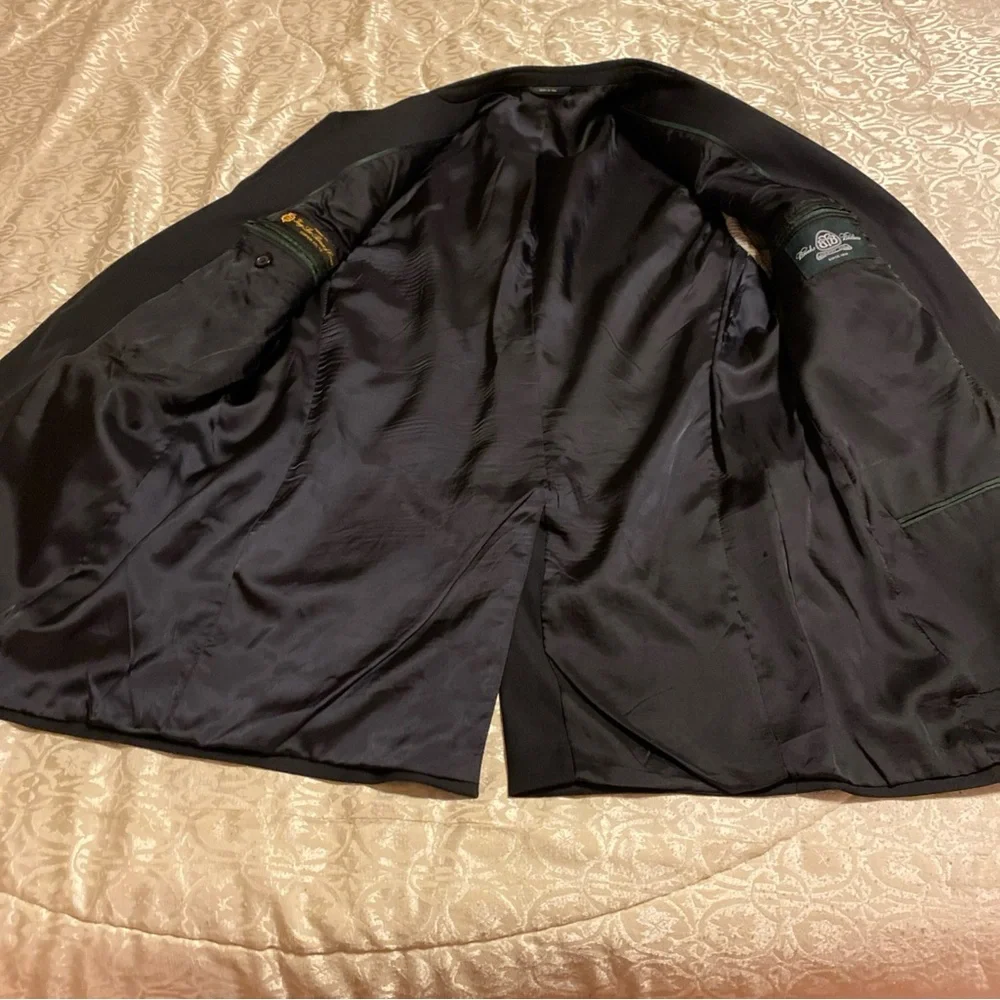 Brooks Brothers Mens Blue Country Club Loro Piana 41R Gold‎ Buttons Sport Coat